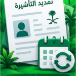 صورة توضيحية لتمديد تأشيرة الزيارة في السعودية