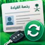 صورة توضيحية لتجديد رخصة القيادة في السعودية