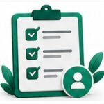 أيقونة مراجعة السيرة الذاتية وقائمة التحقق