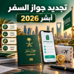 صورة توضيحية لتجديد جواز السفر السعودي عبر أبشر