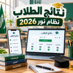 صورة توضيحية للاستعلام عن نتائج الطلاب عبر نظام نور